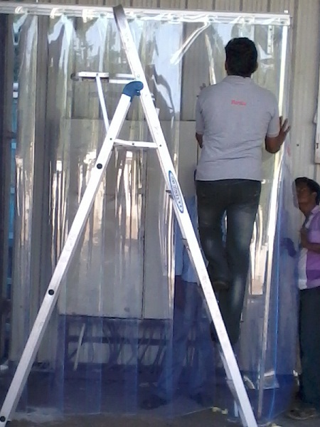 clear transparent pvc strip curtains